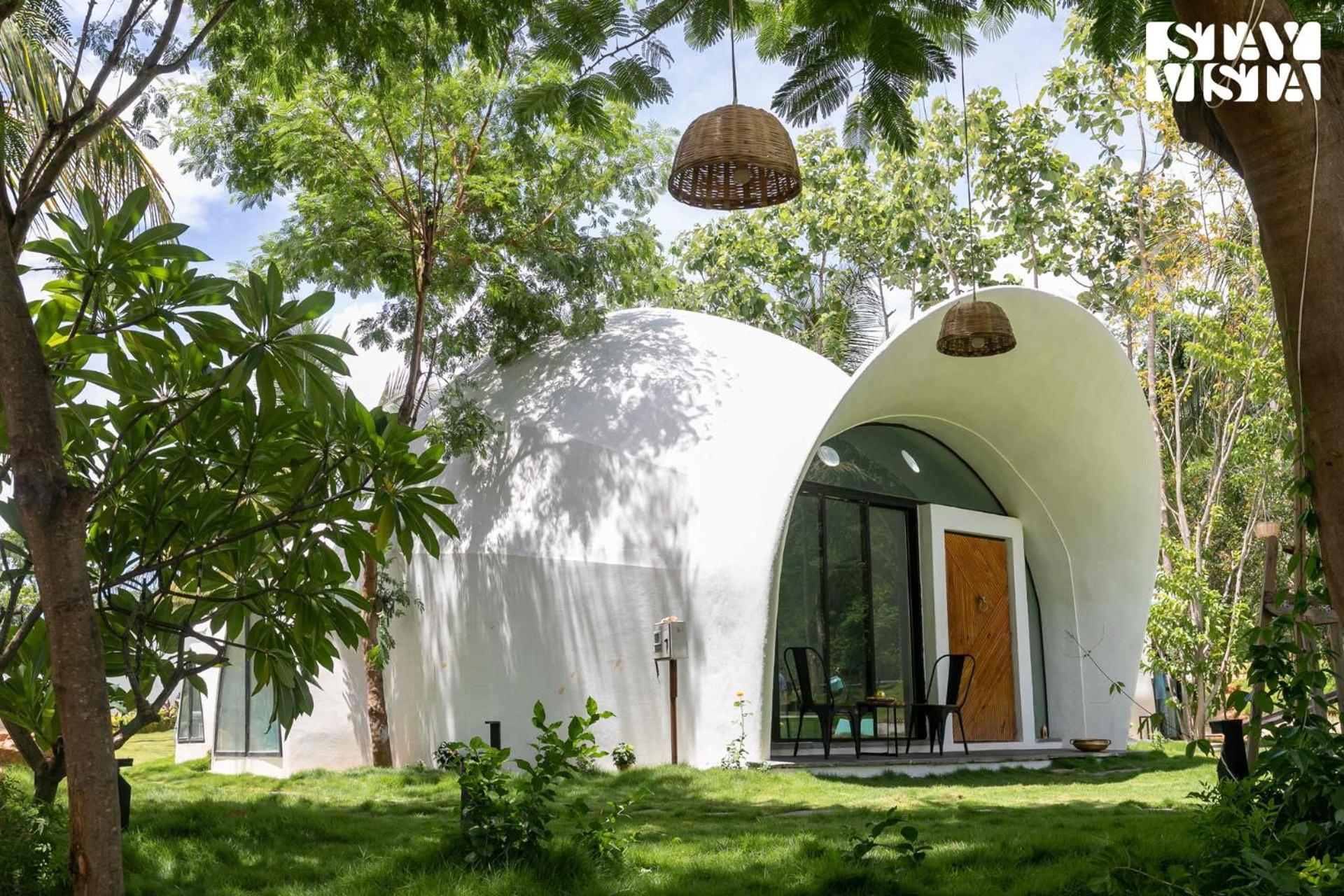 Stayvista At Shwaas Mysore With Private Pool Екстериор снимка